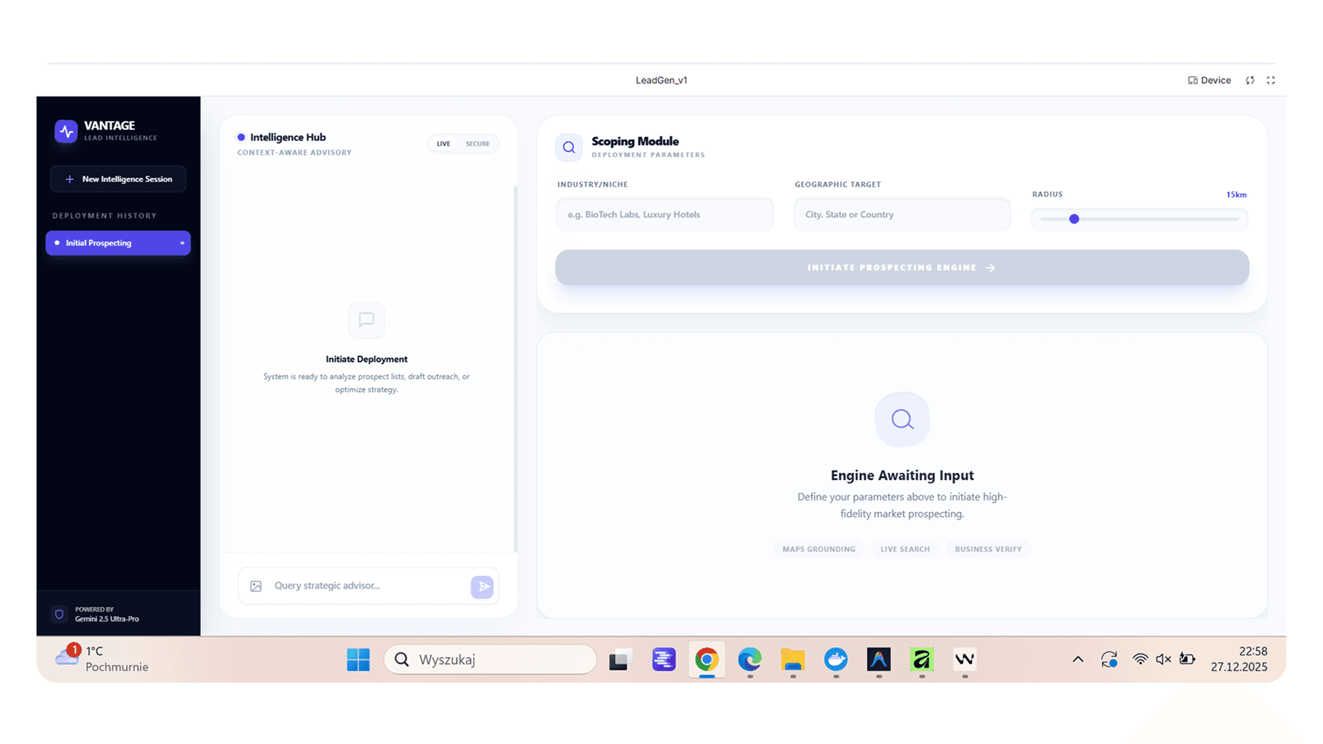 AI Lead Generator Application