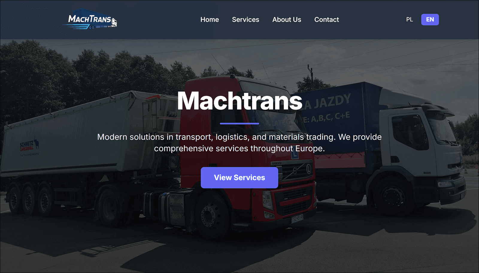 MachTrans.pl - Transport Company